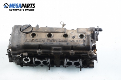 Engine head for Nissan Almera (N15) 1.4, 87 hp, hatchback, 3 doors, 1996