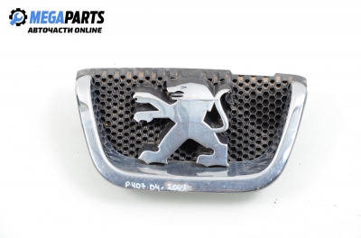 Emblem for Peugeot 407 2.0 HDI, 136 hp, sedan, 2004