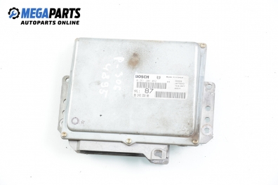 ECU für Peugeot 306 1.6, 89 hp, hecktür, 5 türen, 1996 № Bosch 0 261 204 052