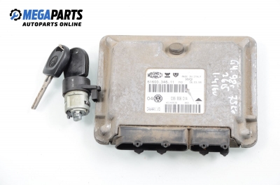 ECU cu cheie de contact pentru Volkswagen Golf IV 1.4 16V, 75 cp, 3 uși, 1998 № 036 906 014