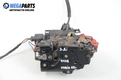 Schloss for Skoda Fabia 1.4 TDI, 75 hp, hecktür, 2005, position: rechts, rückseite