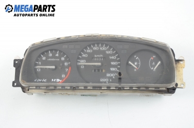 Instrument cluster for Honda Civic V 1.5 16V, 90 hp, hatchback, 3 doors, 1995