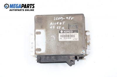 ECU for Hyundai Accent 1.5 12V, 88 hp, sedan, 1998 № 39910-22390