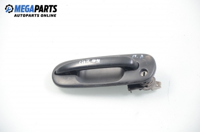 Outer handle for Honda Civic VI 2.0 TD, 86 hp, hatchback, 5 doors, 1998, position: front - left