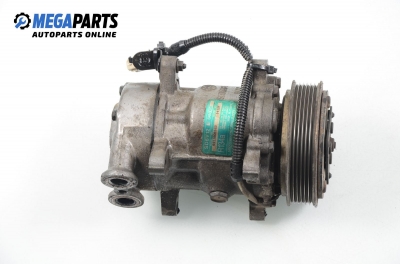 AC compressor for Peugeot 206 1.6 16V, 109 hp, hatchback, 5 doors automatic, 2002 № SD6V12