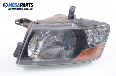 Headlight for Mitsubishi Pajero 3.2 Di-D, 160 hp, 5 doors, 2002, position: left