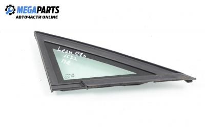 Vent window for Seat Leon 1.4 16V, 86 hp, hatchback, 5 doors, 2007, position: front - right