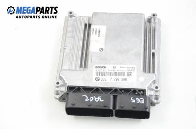 ECU for BMW 7 (E65, E66) 3.0 d, 211 hp automatic, 2005 № Bosch 0 281 001 886