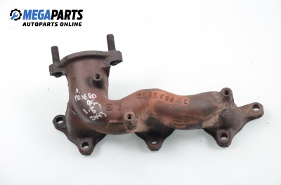Exhaust manifold for Mitsubishi Pajero 3.5, 208 hp, 5 doors automatic, 1995, position: left