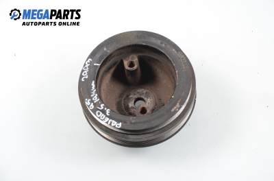 Belt pulley for Mitsubishi Pajero 3.5, 208 hp, 5 doors automatic, 1995