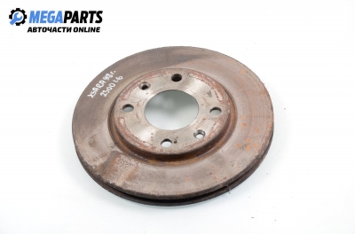 brake disc for Citroen Xsara 1.6, 88 hp, station wagon, 1998