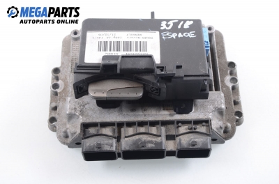 ECU incl. card and reader for Renault Espace IV 2.2 dCi, 150 hp, 2006 № Bosch 0 281 011 724