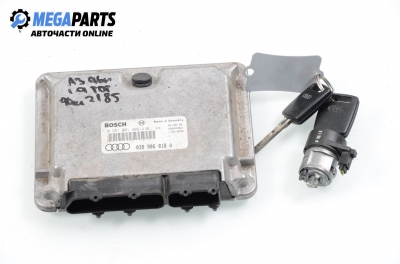 ECU cu cheie de contact pentru Audi A3 (8L) 1.9 TDI, 90 cp, 3 uși, 1996 № BOSCH 0 281 001 409/410