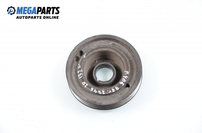 Damper pulley for Peugeot 406 2.0 16V, 132 hp, sedan, 1996