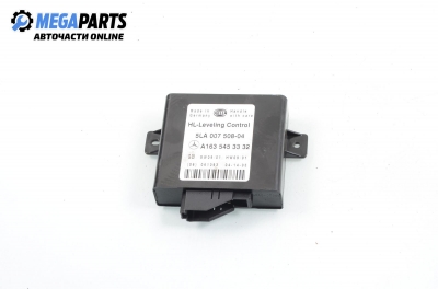 Light module controller for Mercedes-Benz ML W163 4.0 CDI, 250 hp automatic, 2003 № A 163 545 33 32