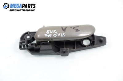 Inner handle for Fiat Stilo 1.9 JTD, 115 hp, hatchback, 5 doors, 2004, position: rear - left