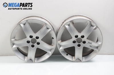 Alloy wheels for Peugeot 407 (2004-2010) 17 inches, width 7 (The price is for the set)