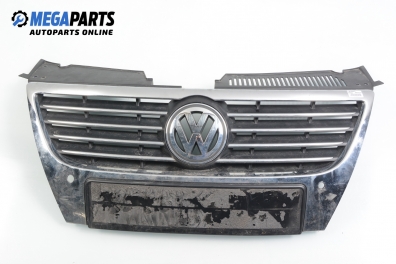 Grill for Volkswagen Passat (B6) 2.0 TDI, 170 hp, station wagon automatic, 2007