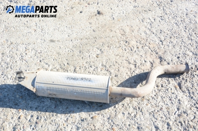 Rear muffler for Renault Espace IV 3.0 dCi, 177 hp automatic, 2005