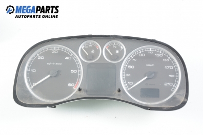 Bloc instrumente de bord pentru Peugeot 307 1.4 HDi, 68 cp, hatchback, 3 uși, 2002 № 21655303-8 X4