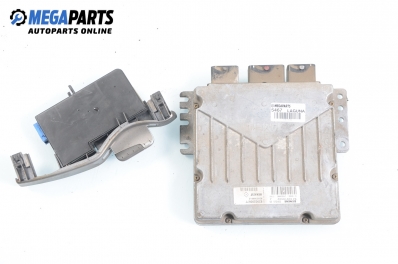 ECU incl. card and reader for Renault Laguna II (X74) 2.0 16V, 140 hp, hatchback, 2002 № Siemens S110919502 J