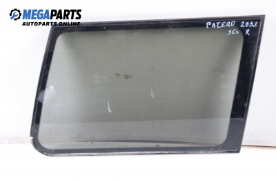 Vent window for Mitsubishi Pajero 3.5, 208 hp, 5 doors automatic, 1995, position: right