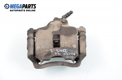 Caliper for Nissan Micra 1.0, 54 hp, hatchback, 5 doors, 1997, position: front - left