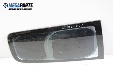 Vent window for Honda Civic V 1.5 16V, 94 hp, hatchback, 3 doors, 1992, position: rear - right