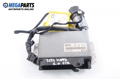 ECU incl. ignition key and immobilizer for Lancia Kappa 2.0 20V, 155 hp, sedan, 1998 № Bosch 0 261 204 492