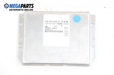 ABS control module for Mercedes-Benz ML W163 3.2, 218 hp automatic, 1999 № A 163 545 41 32