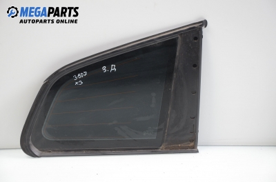 Vent window for BMW X3 (E83) 3.0 d, 204 hp automatic, 2004, position: rear - right