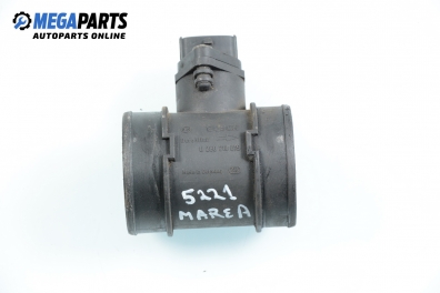 Air mass flow meter for Fiat Marea 1.9 JTD, 105 hp, station wagon, 2000 № Bosch 0 280 218 019