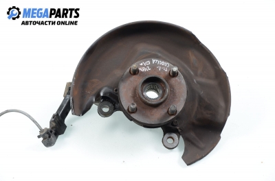 Knuckle hub for Toyota Corolla 1.6, 110 hp, hatchback, 3 doors, 1999, position: front - left