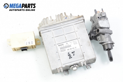 ECU mit zündschlüssel und wegfahrsperre für Audi A4 (B5) 1.9 TDI, 110 hp, combi, 1996 № Bosch 0 281 001 425/426