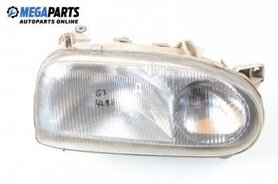 Headlight for Volkswagen Golf III 2.0, 115 hp, hatchback, 3 doors automatic, 1993, position: right