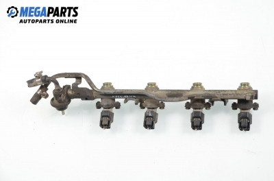 Fuel rail with injectors for Nissan Micra 1.0, 54 hp, 5 doors, 1996