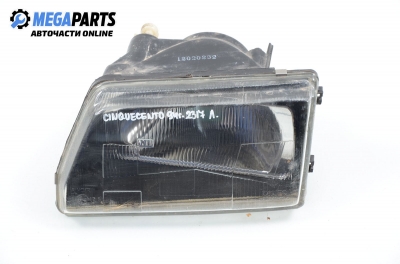 Headlight for Fiat Cinquecento 0.7, 30 hp, 1994, position: left