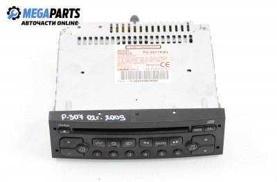 CD player pentru Peugeot 307 2.0 HDI, 107 cp, 3 uși, 2002 № 286-9487-23