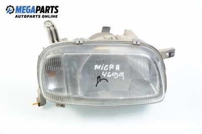 Headlight for Nissan Micra (K11) 1.0 16V, 54 hp, 3 doors, 1994, position: right Valeo