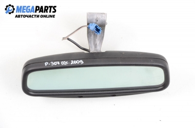 Central rear view mirror for Peugeot 307 2.0 HDI, 107 hp, 2002