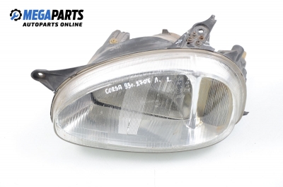 Headlight for Opel Corsa B 1.2, 45 hp, 3 doors, 1993, position: left