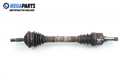 Driveshaft for Peugeot 206 1.4, 75 hp, hatchback, 3 doors, 2003, position: left