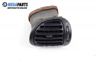 AC heat air vent for Peugeot 206 1.4 HDI, 68 hp, hatchback, 3 doors, 2004