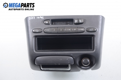 Auto kassettenspieler für Toyota Yaris 1.0 16V, 68 hp, hecktür, 3 türen, 1999 № 86120-52020