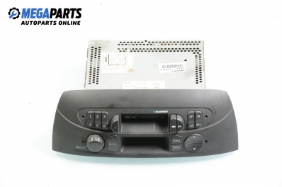 Cassette player for Fiat Punto 1.2, 60 hp, 3 doors, 2000 № 735 289 639 / Blaupunkt 7 649 372 316