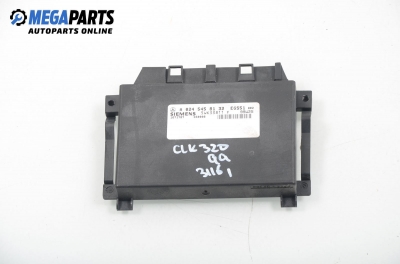 Module for Mercedes-Benz CLK 3.2, 218 hp, coupe automatic, 1999 № A 024 545 81 32