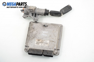 ECU cu cheie de contact pentru Volkswagen Polo (9N/9N3) 1.4 FSI, 86 cp, hatchback, 5 uși, 2006 № 03C 906 013 B