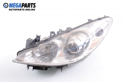 Headlight for Peugeot 307 1.6 HDi, 90 hp, hatchback, 5 doors, 2005, position: left