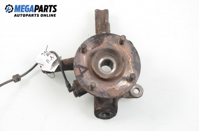 Knuckle hub for Nissan Almera 1.5, 98 hp, hatchback, 5 doors, 2003, position: front - right