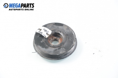 Damper pulley for Peugeot 307 2.0 HDI, 90 hp, hatchback, 5 doors, 2001